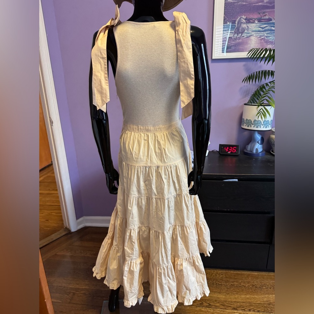 Ulla Johnson Tiered Elegant Cream Ivory  Tiered Skirt - Picture 8 of 14